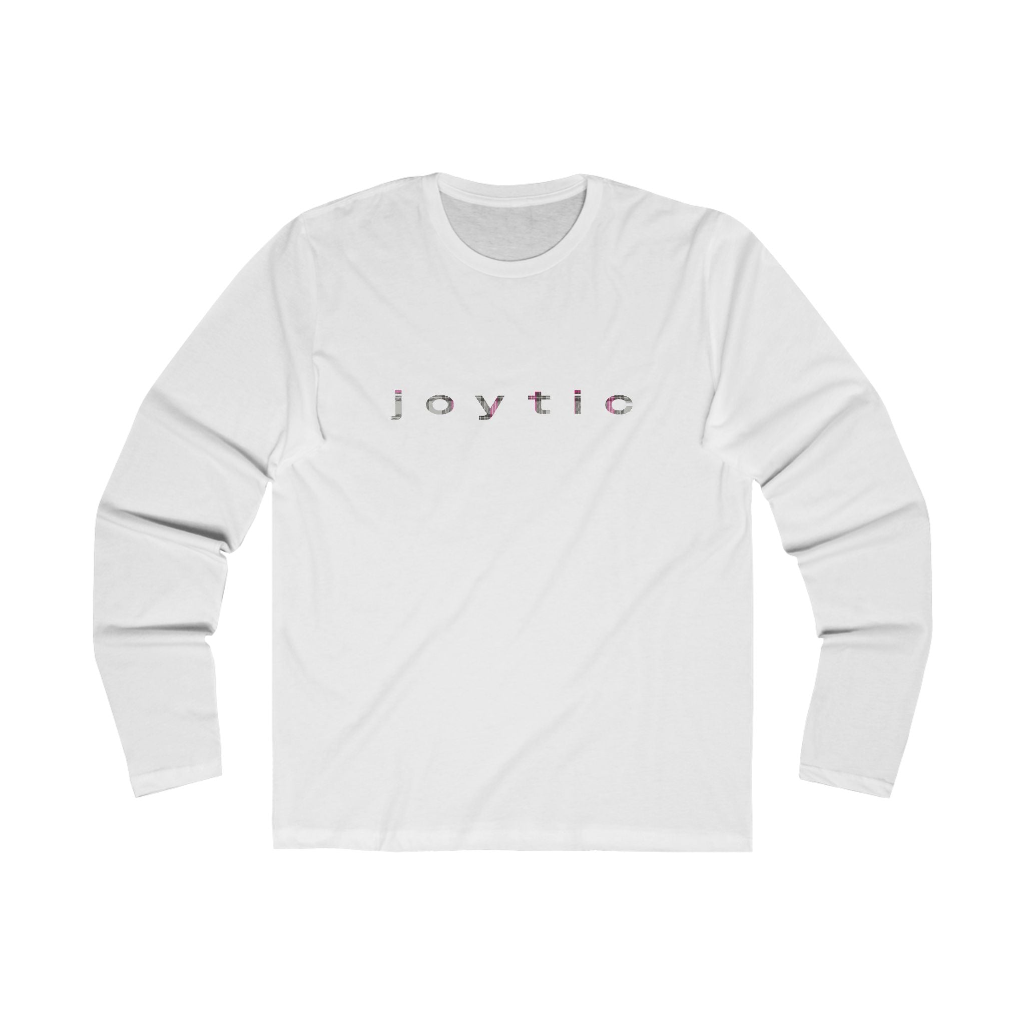 Joytic Plaid Logo Long Sleeve Tee