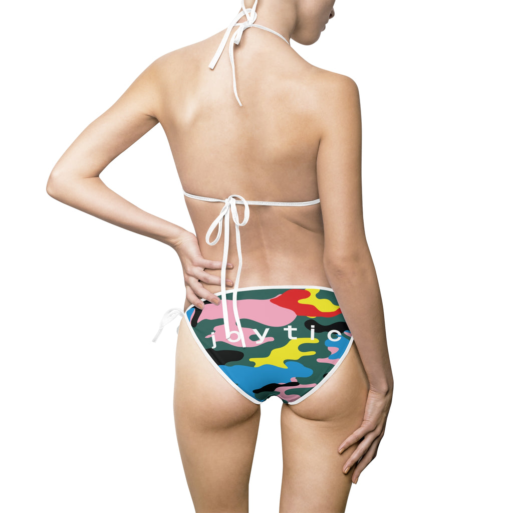 Joytic Colorful Camouflage Bikini