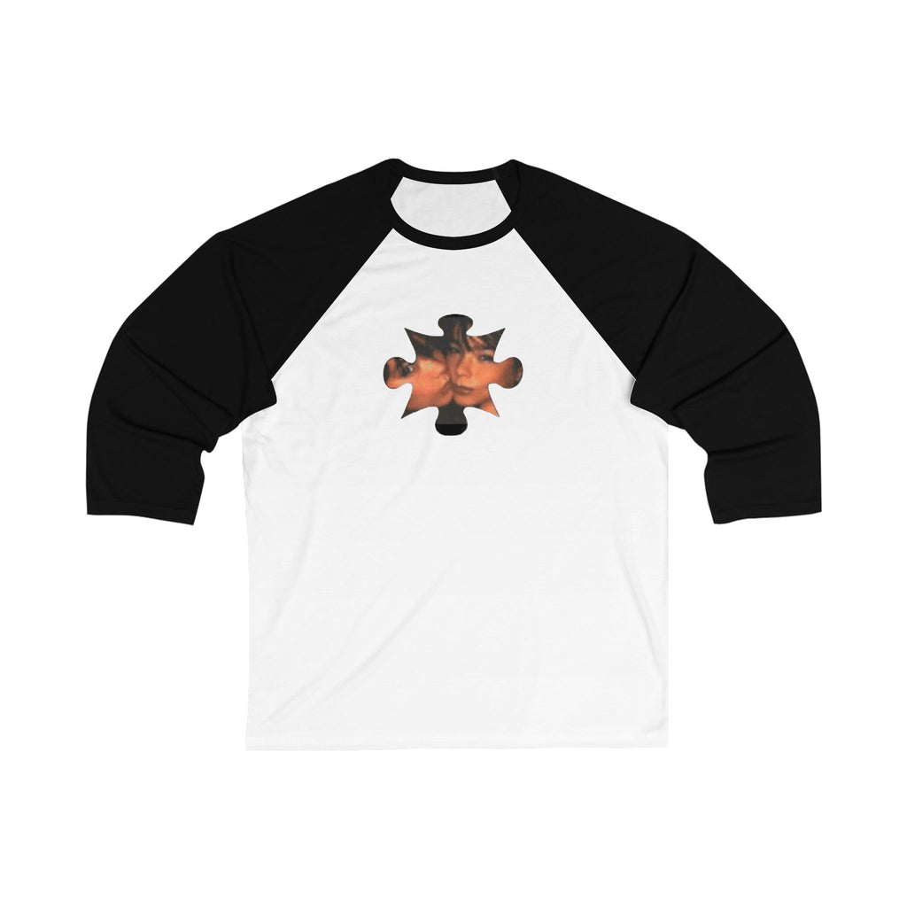 Missing Puzzle Graphic Baseball T-Shirt