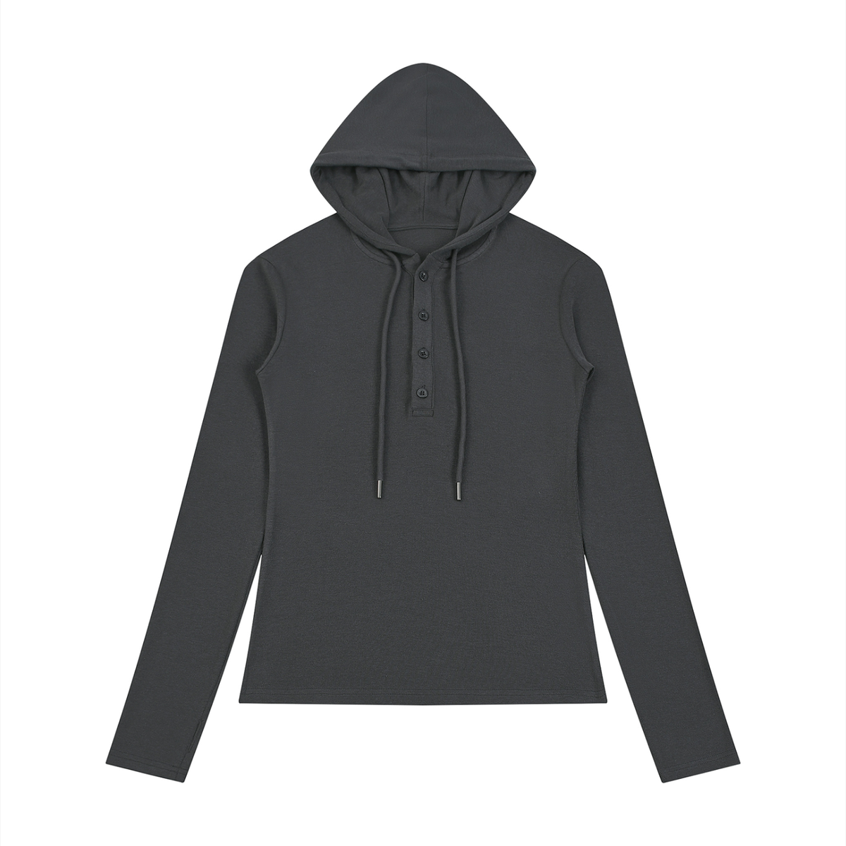 hoodedtop,hoodie,halfbutton,womenswear,fw26,longsleeve,260gsm,minimalist